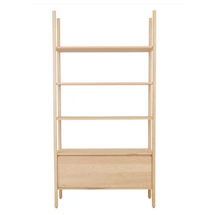 Owen Drawer Shelving Unit - New Oak