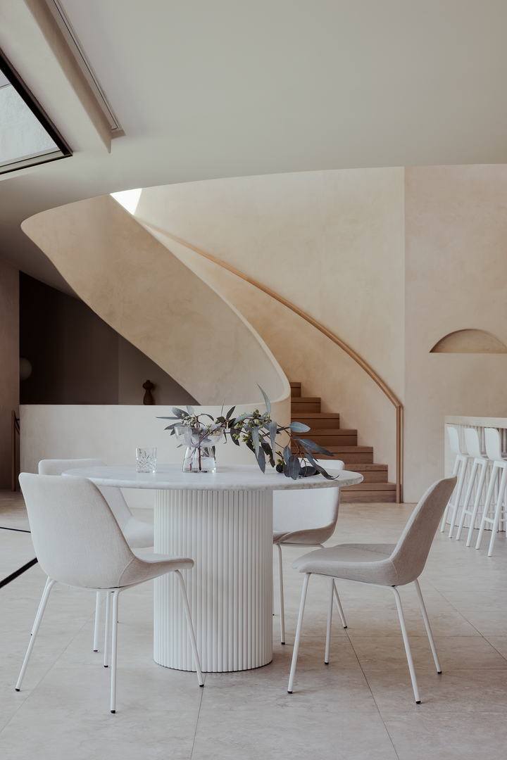 Benjamin Ripple Marble Dining Table