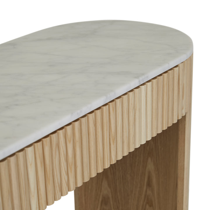 Benjamin Ripple Grand Marble Console