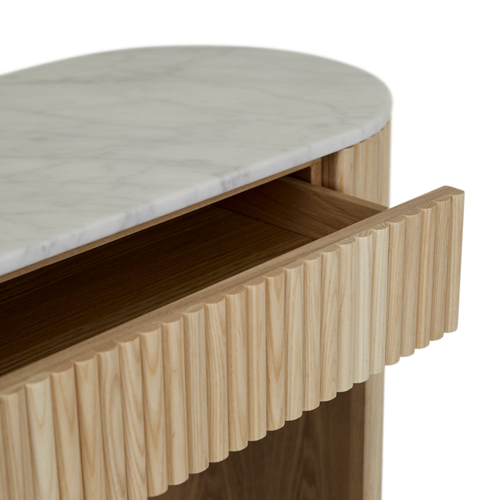 Benjamin Ripple Grand Marble Console
