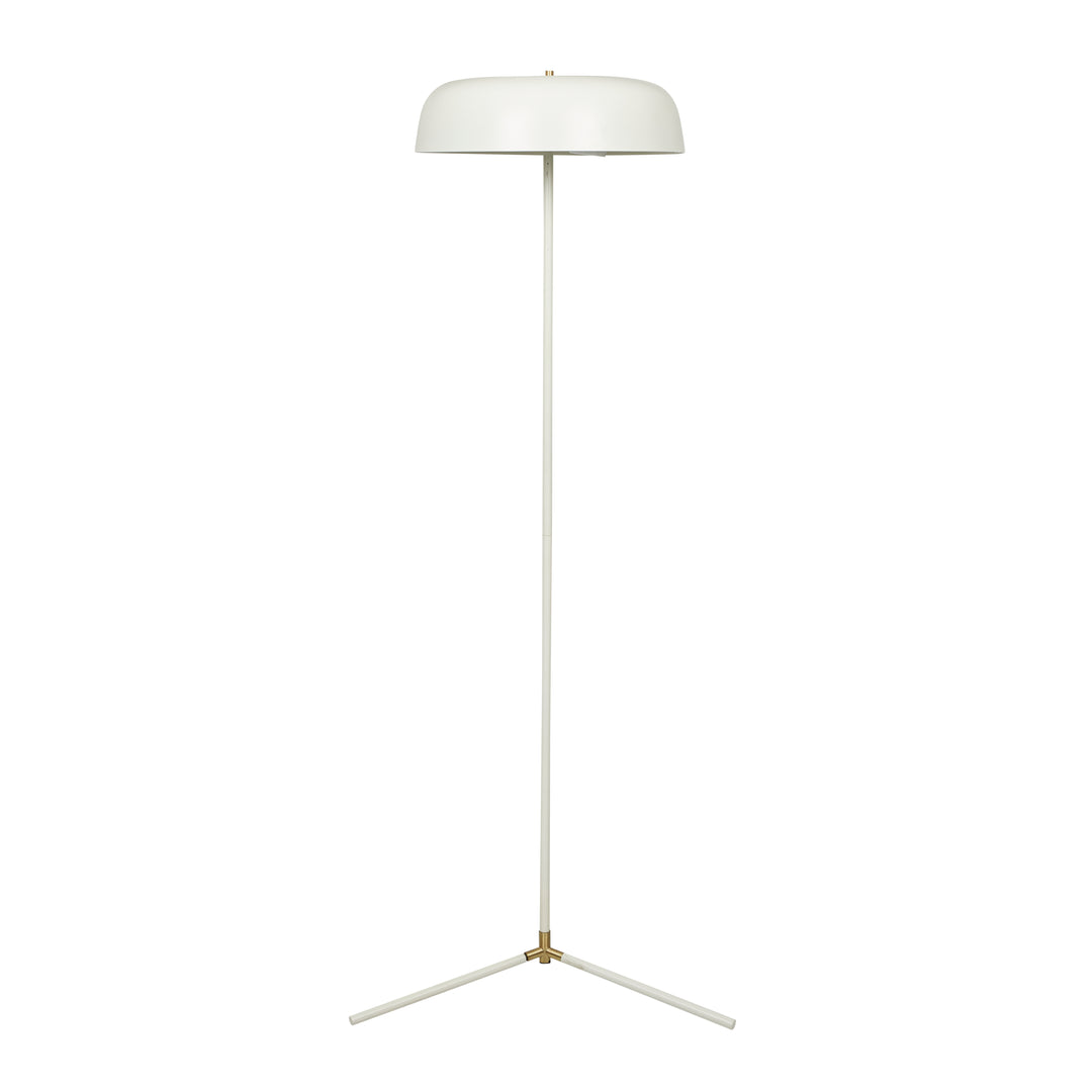 Easton Canopy Floor Lamp Matt Ivory