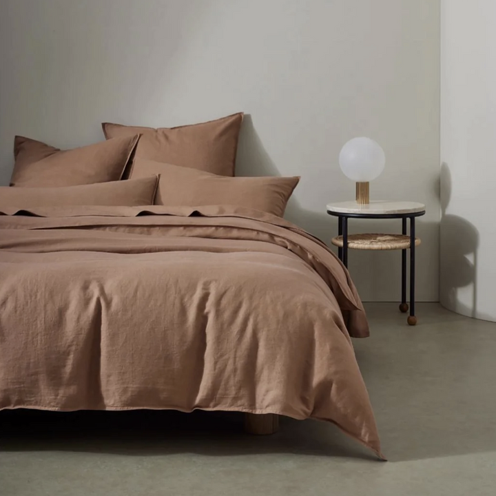 Ravello Quilt Cover - Biscuit