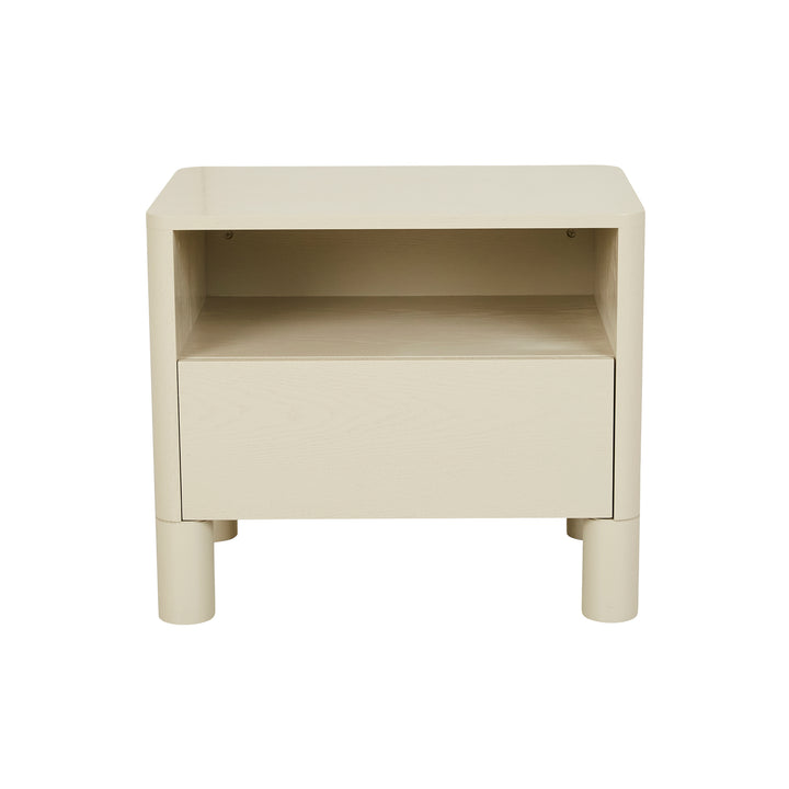 Artie Open Bedside - Putty