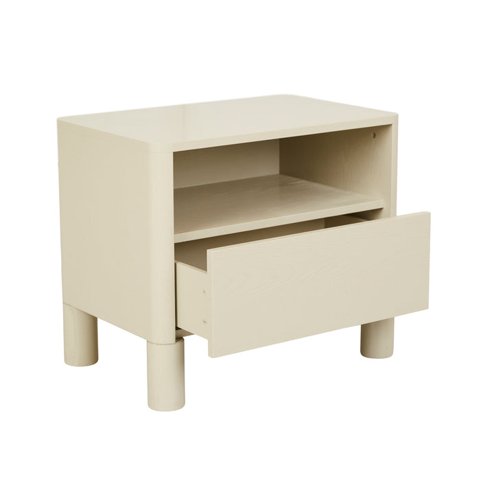 Artie Open Bedside - Putty