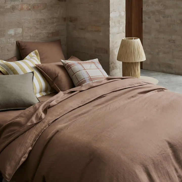 Ravello Quilt Cover - Biscuit