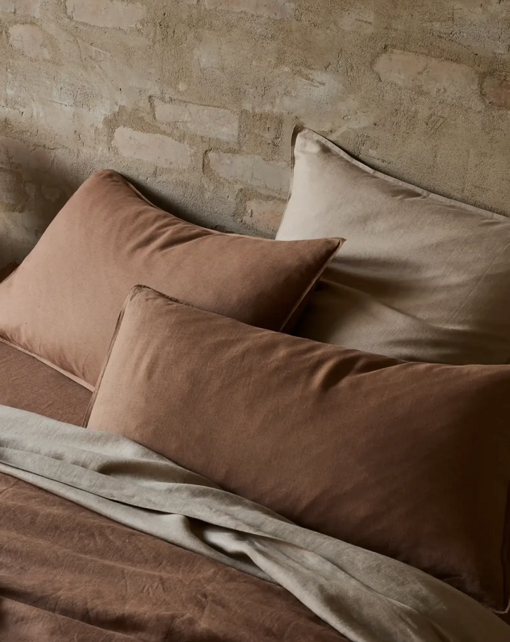 Ravello Quilt Cover - Biscuit