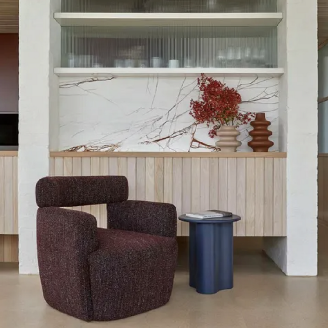 Cyrus Occasional Chair - Plum Speckle