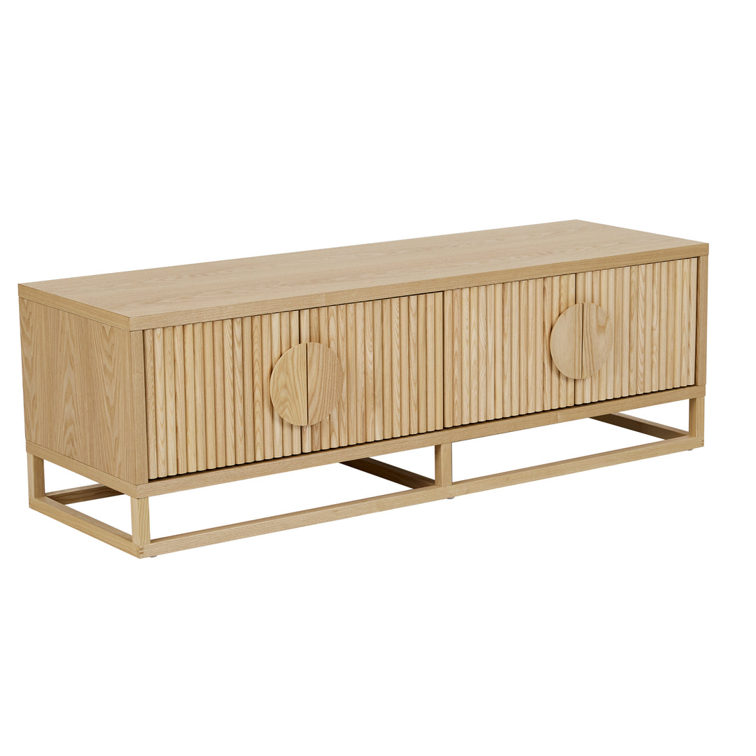Benjamin Ripple Small Entertainment Unit Natural Ash