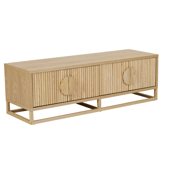 Benjamin Ripple Small Entertainment Unit Natural Ash