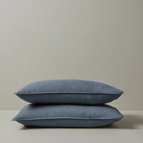Ravello Pillowcase Pair - Denim