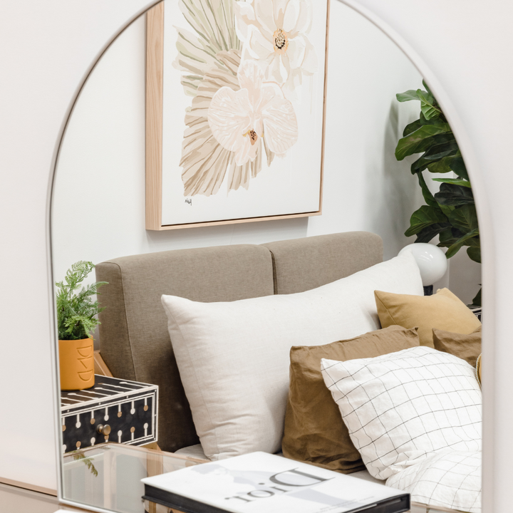 Bjorn Arch Silver Mirror