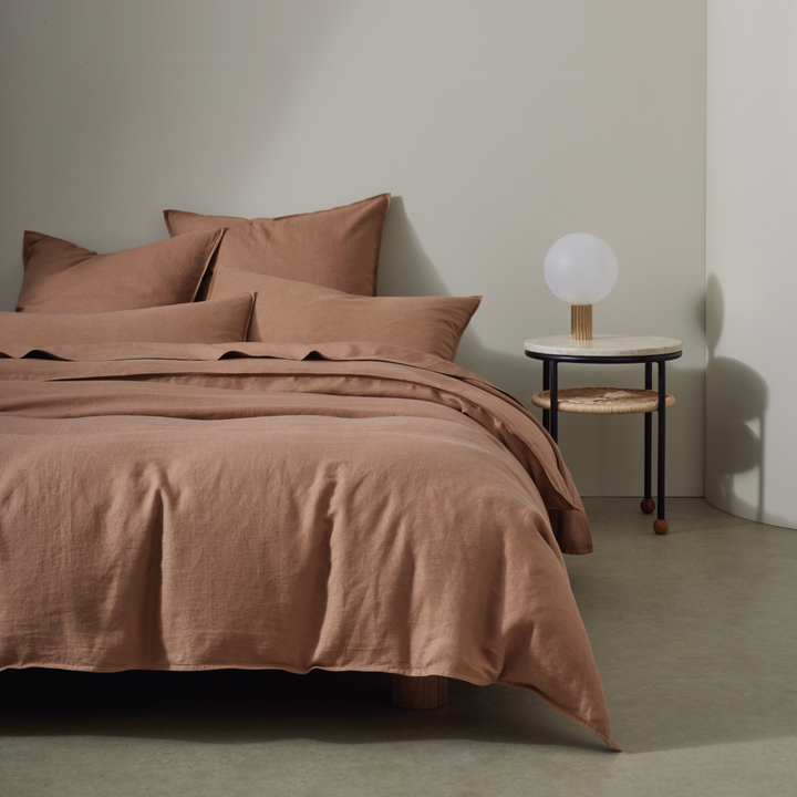 Ravello Fitted Sheet - Biscuit