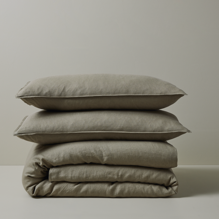 Ravello Pillowcase Pair - Caper