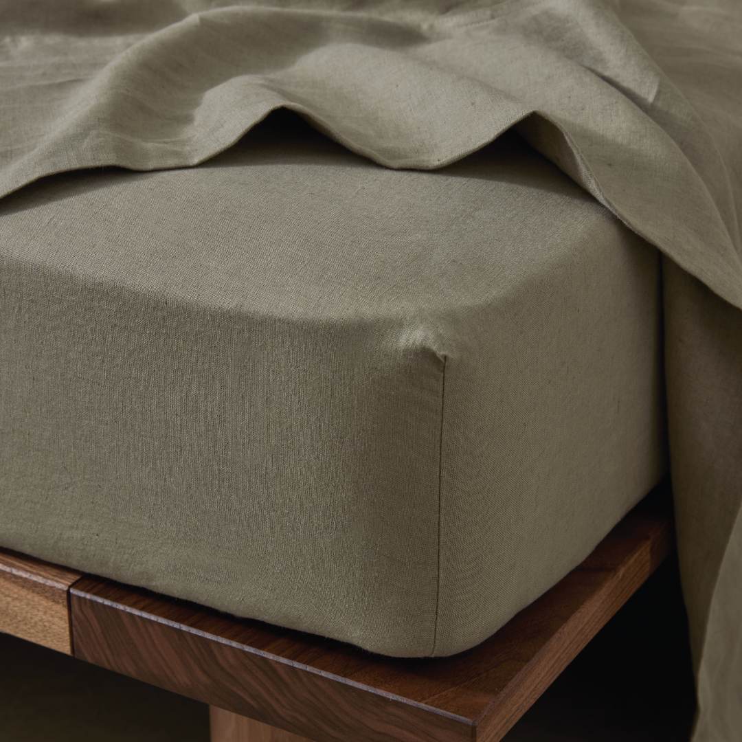 Ravello Flat Sheet - Caper