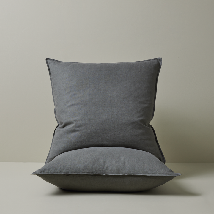 Ravello Pillowcase Pair - Charcoal