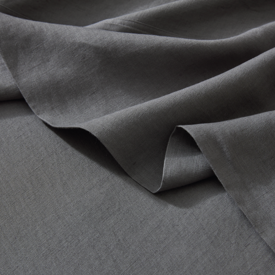 Ravello Flat Sheet - Charcoal