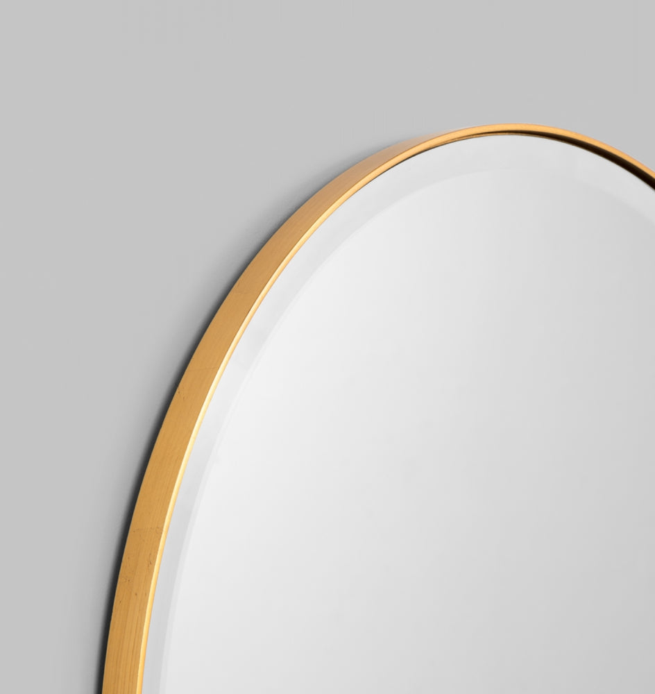Lolita Round Brass Mirror