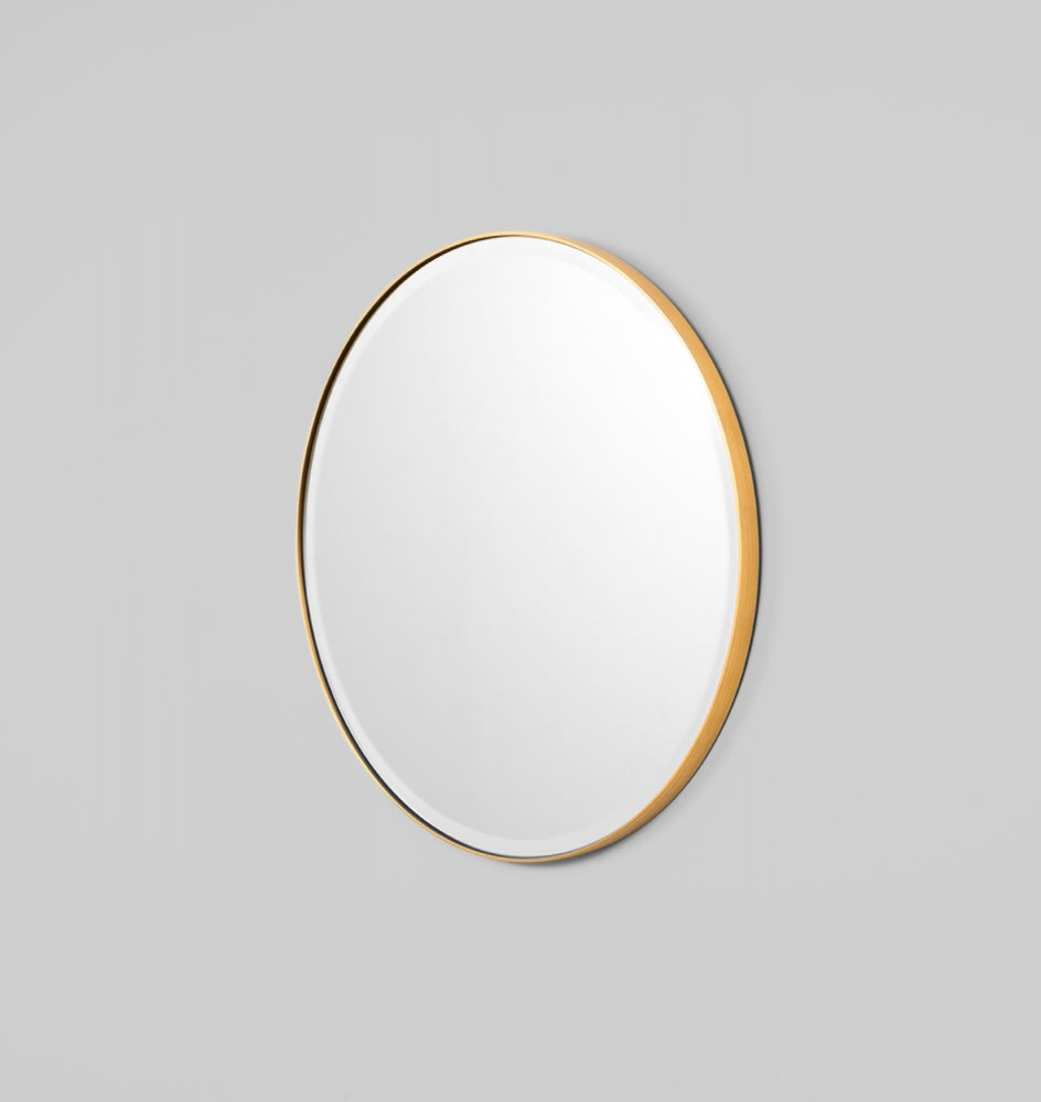 Lolita Round Brass Mirror