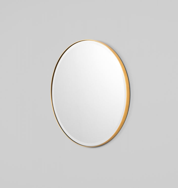 Lolita Round Brass Mirror