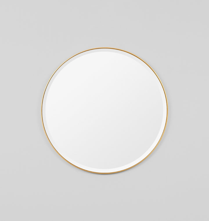 Lolita Round Brass Mirror
