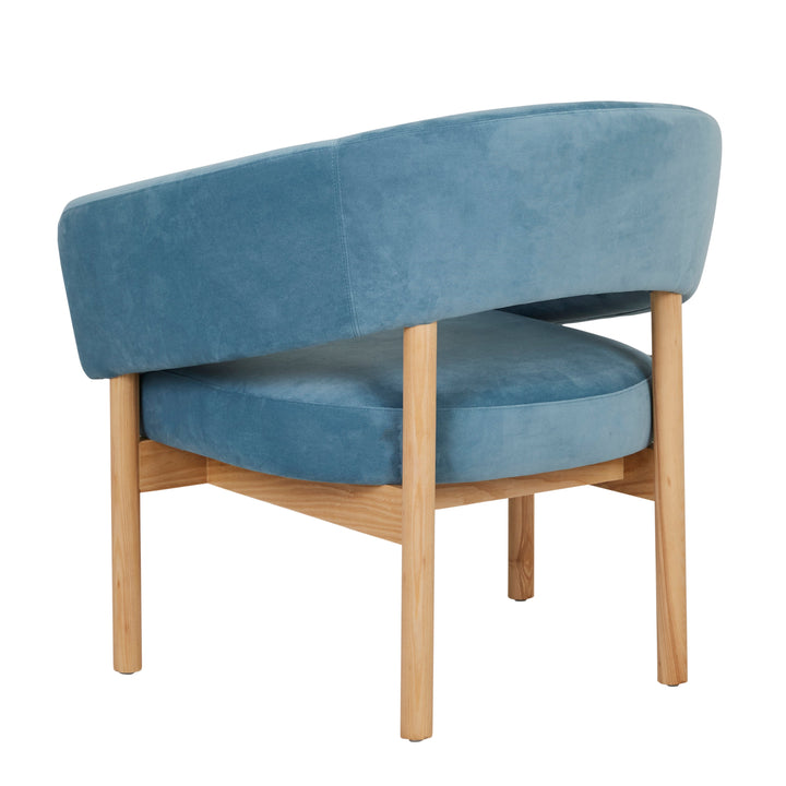 Jenson Occasional Chair - Airforce - Natural Ash