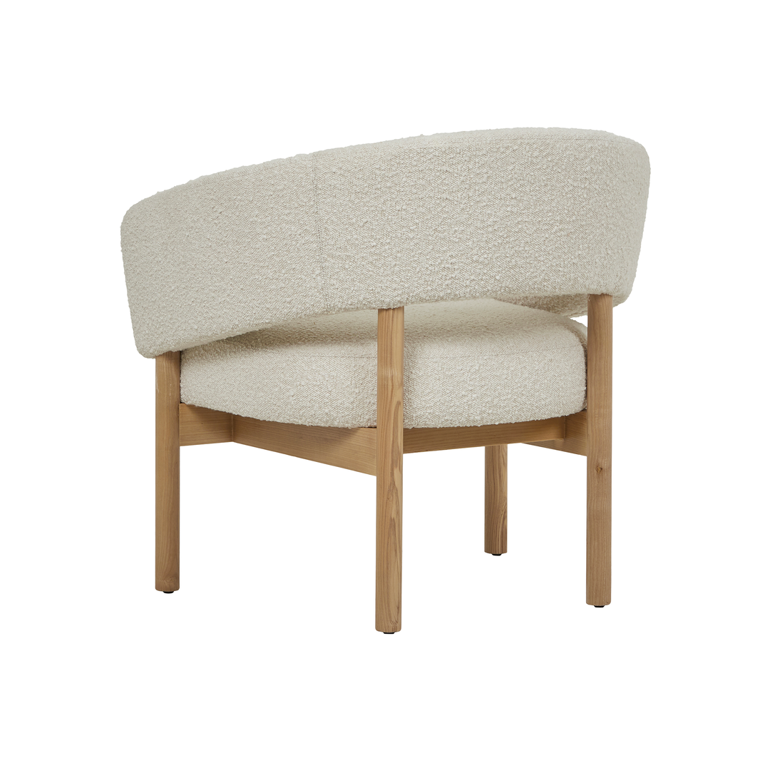 Jenson Occasional Chair - Barley Boucle - Natural Ash