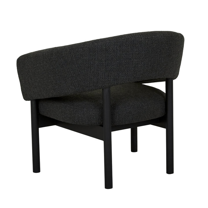 Jenson Occasional Chair - Slate Grey - Black