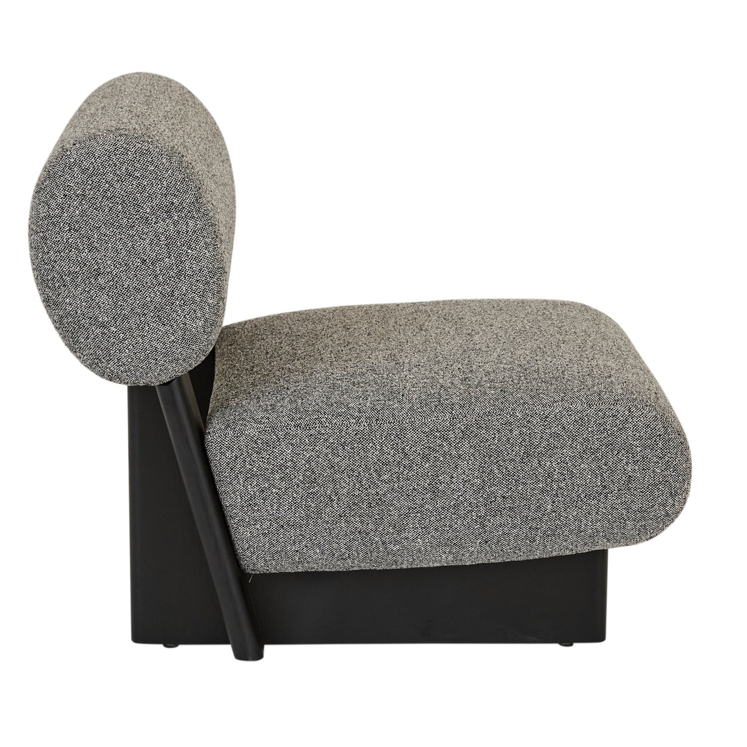 Pinto Occasional Chair - Granite Speckle - Black