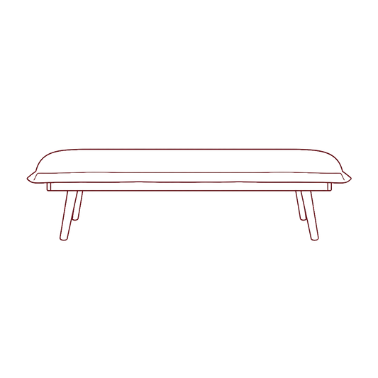 The Flanged Edge Bench Seat