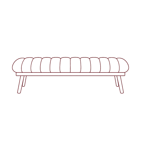 The Fluted Bench Seat