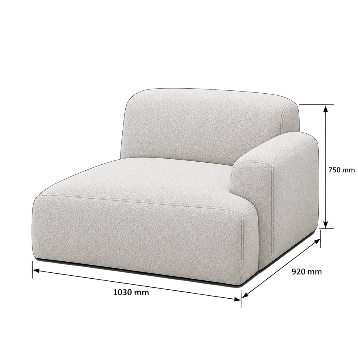 Juliet Sofa dimensions