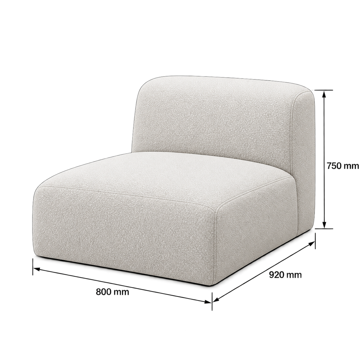 Juliet Sofa dimensions
