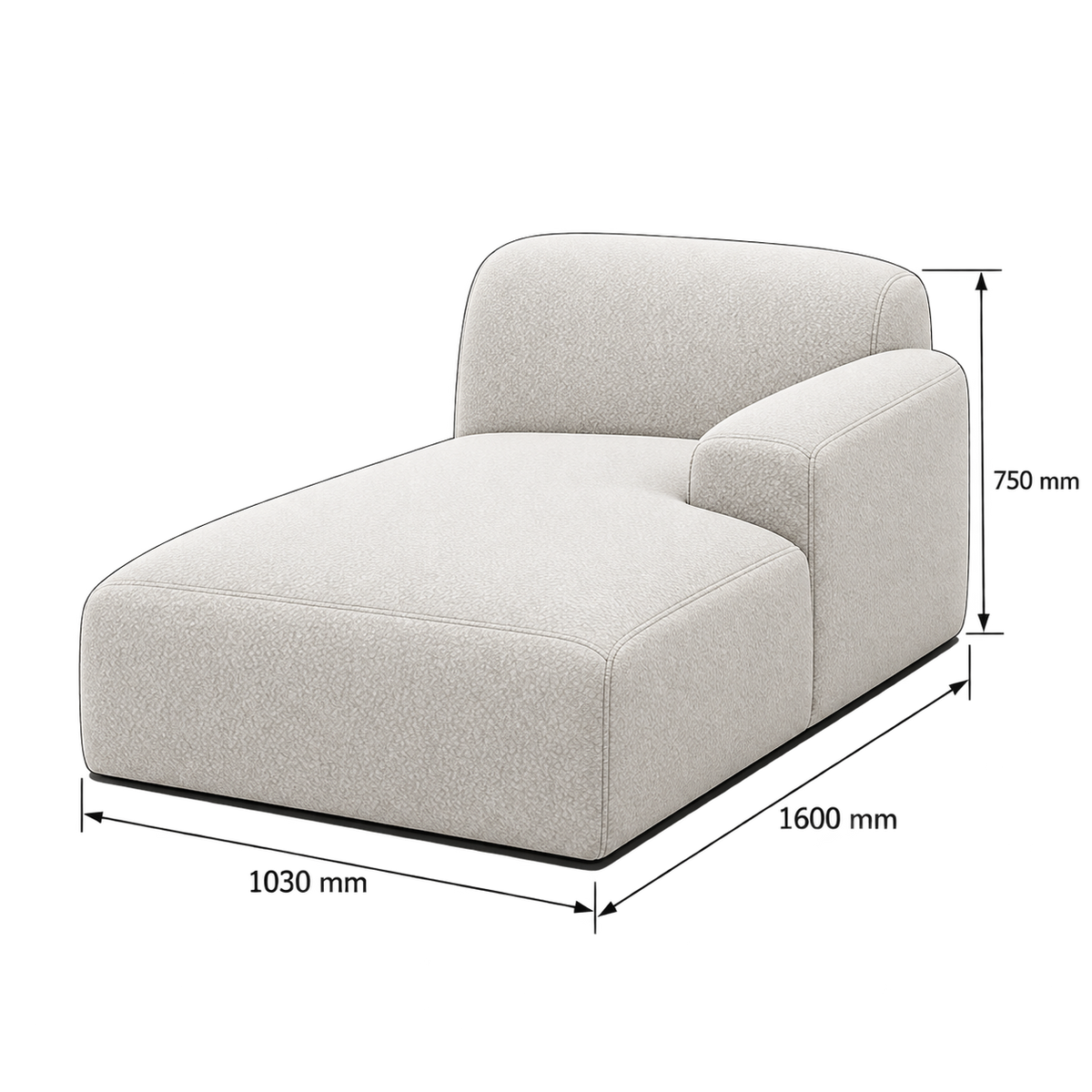 Juliet Sofa dimensions