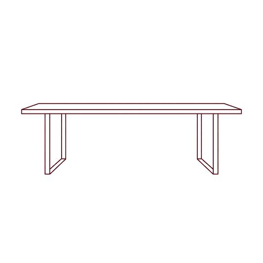 The Rectangle Dining Table