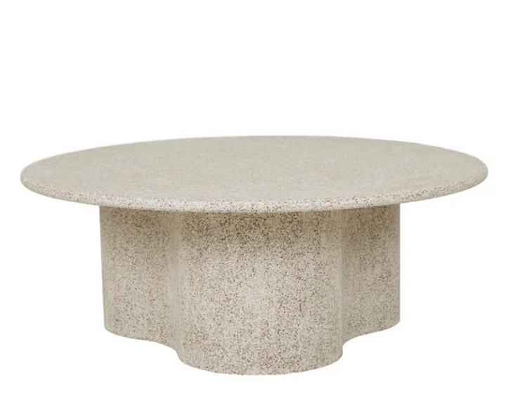 Artie Outdoor Wave Coffee Table - Warm Sand