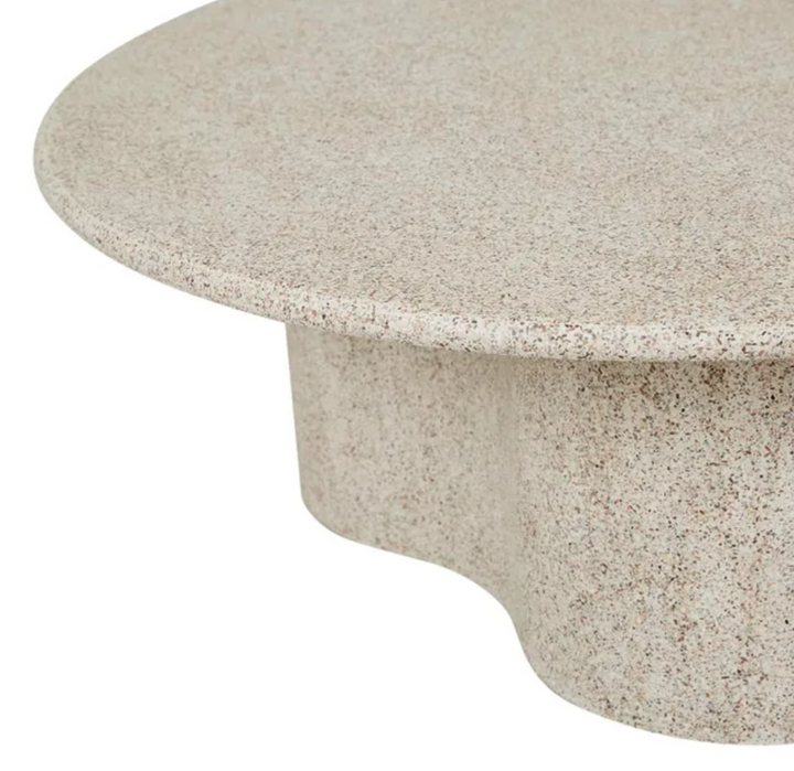 Artie Outdoor Wave Coffee Table - Warm Sand
