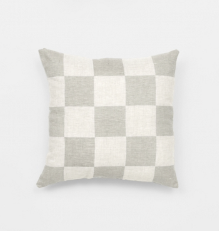 Mist Square Check Cushion 40 x 40 Cushion