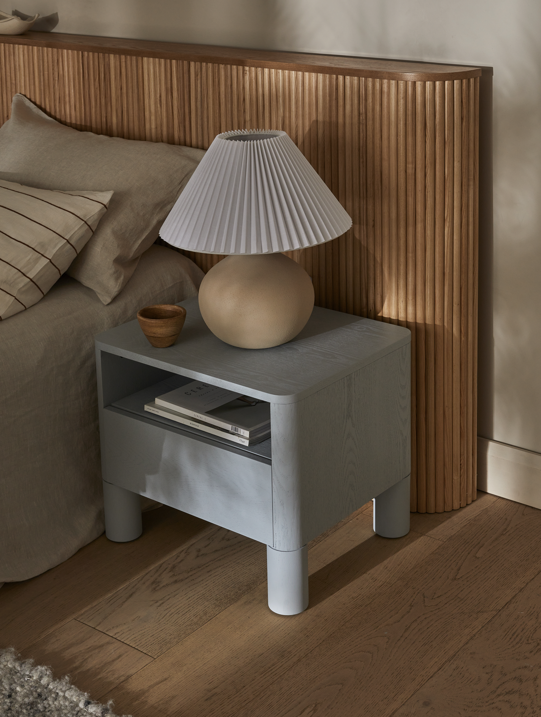 Artie Open Bedside - Natural Ash