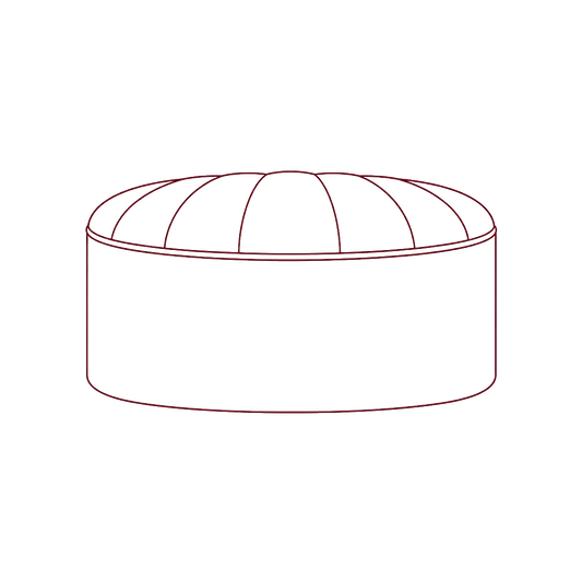 The Fluted Ottoman