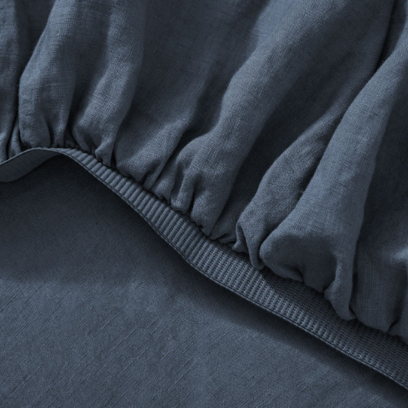 Ravello Fitted Sheet - Denim