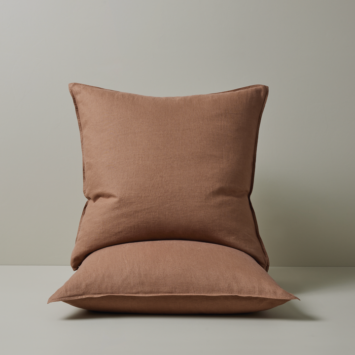 Ravello Pillowcase Pair - Biscuit