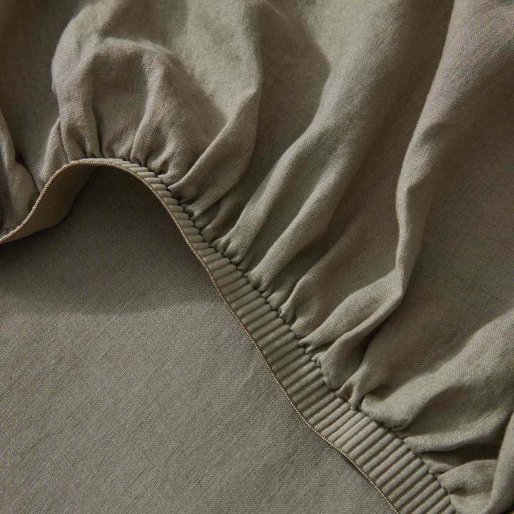 Ravello Fitted Sheet - Caper