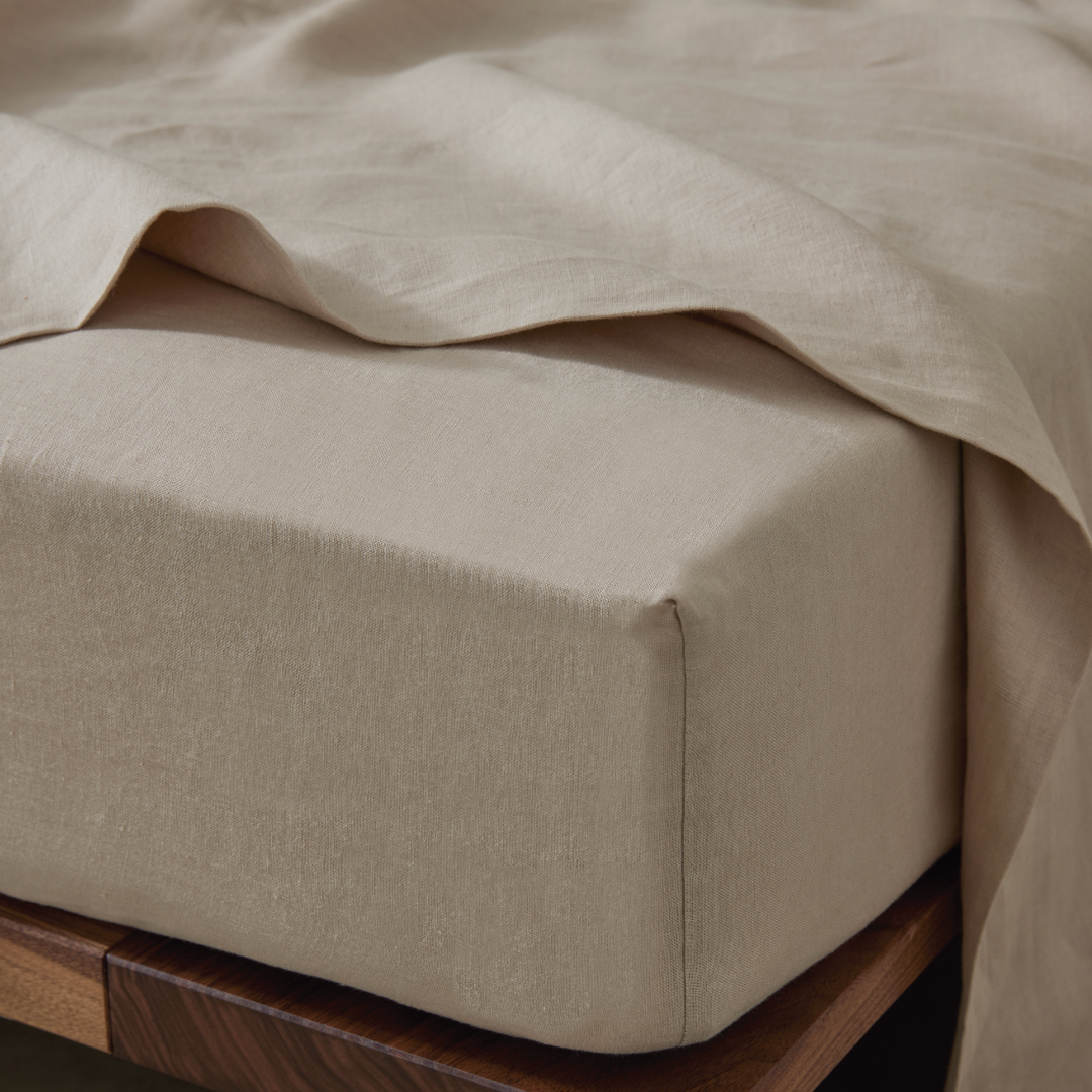 Ravello Fitted Sheet - Shell