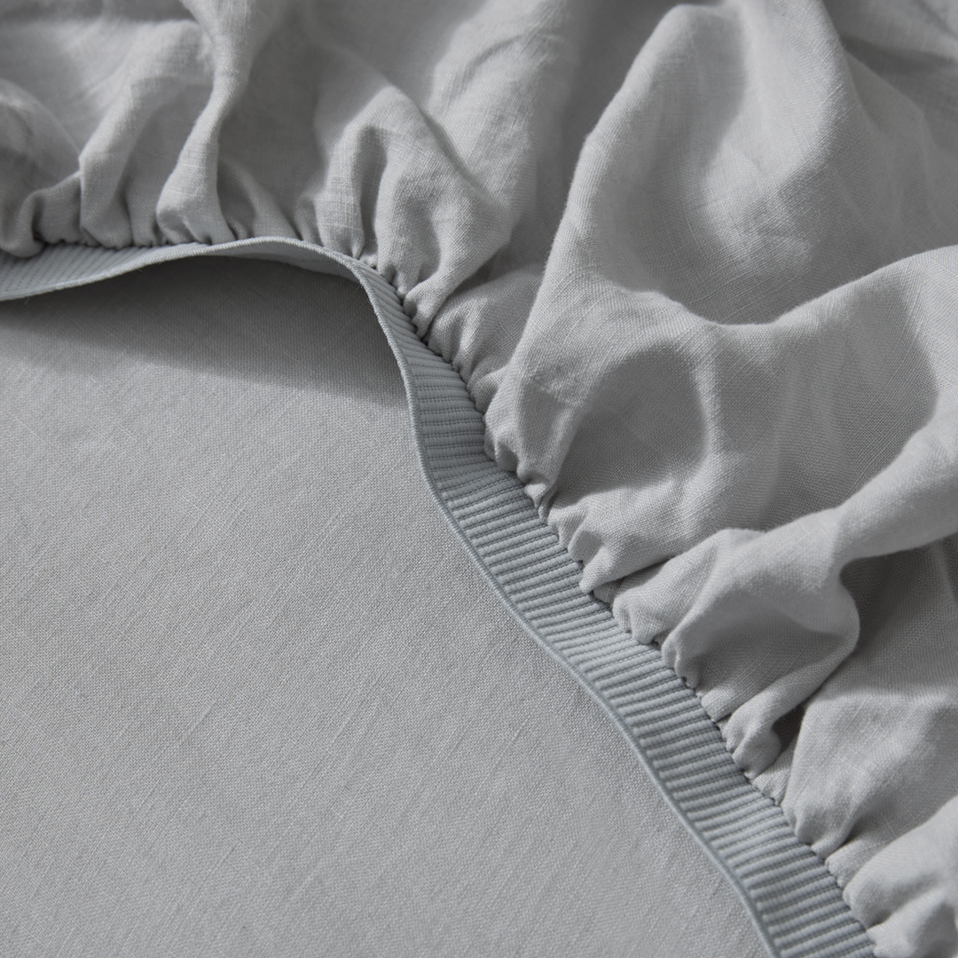 Ravello Fitted Sheet - Silver